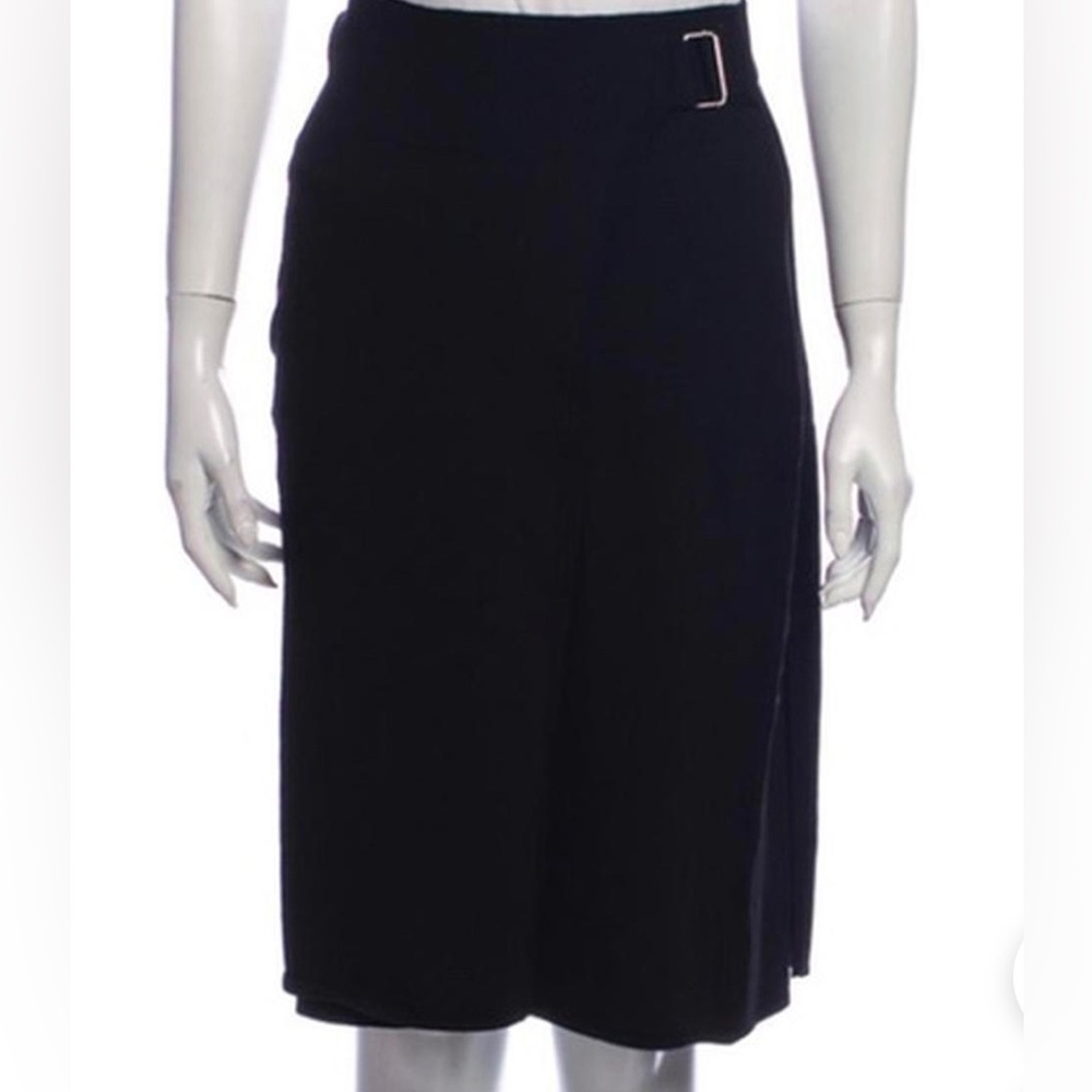 Helmut Lang Midi Wrap Skirt